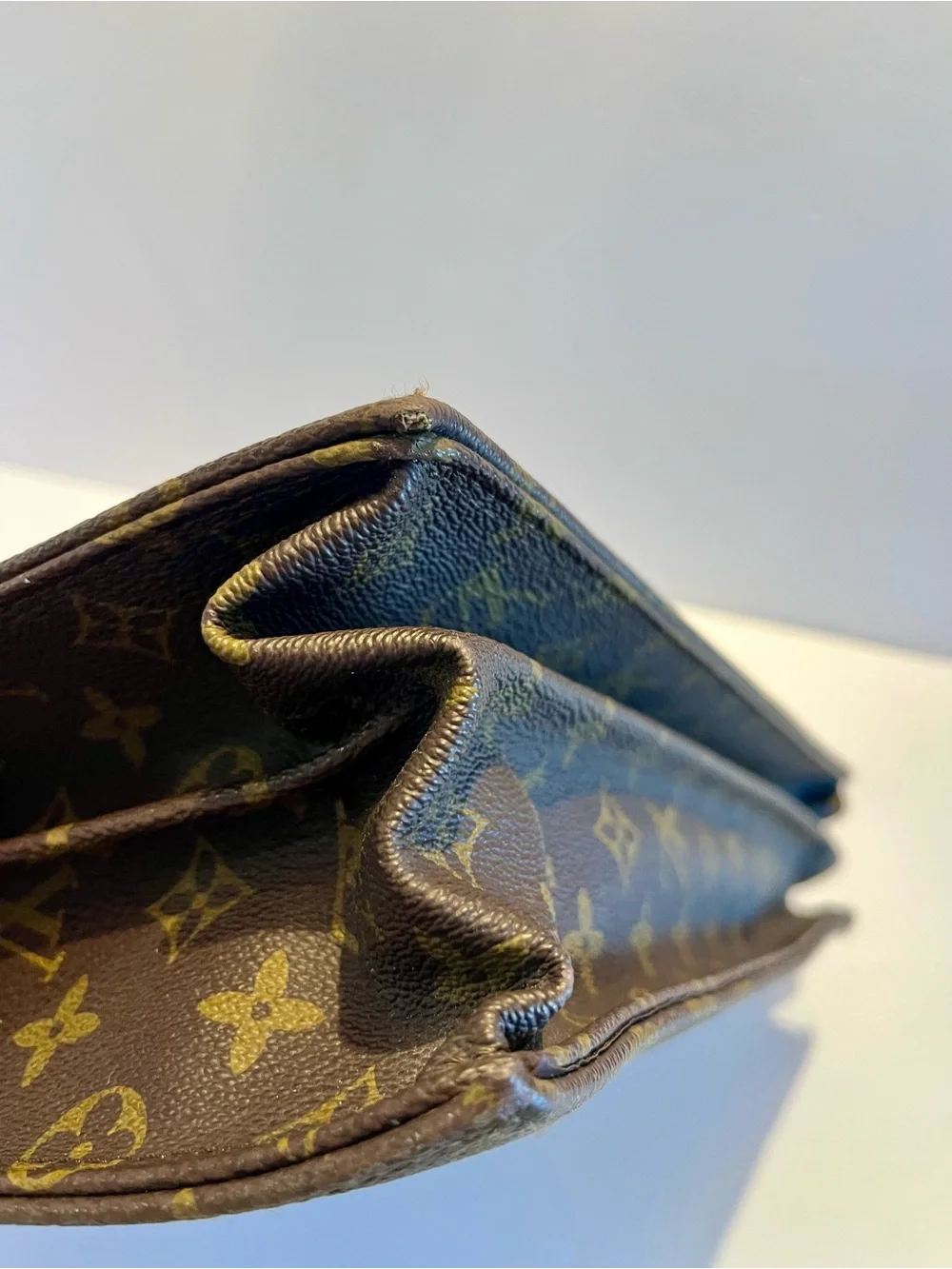 Louis Vuitton Monogram Vintage Business Portfolio Briefcase Bag Authentic